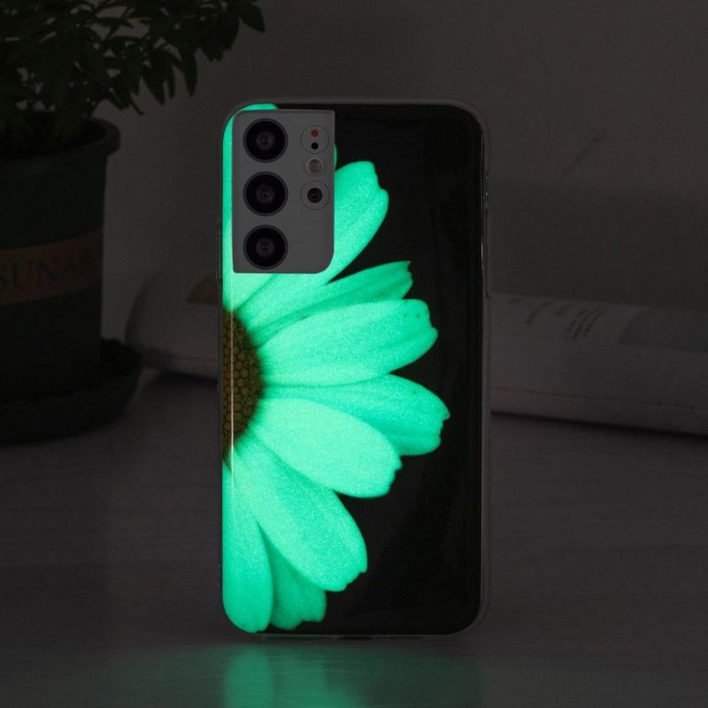 Coque Samsung Galaxy S21 Ultra 5G Fluorescente Marguerite