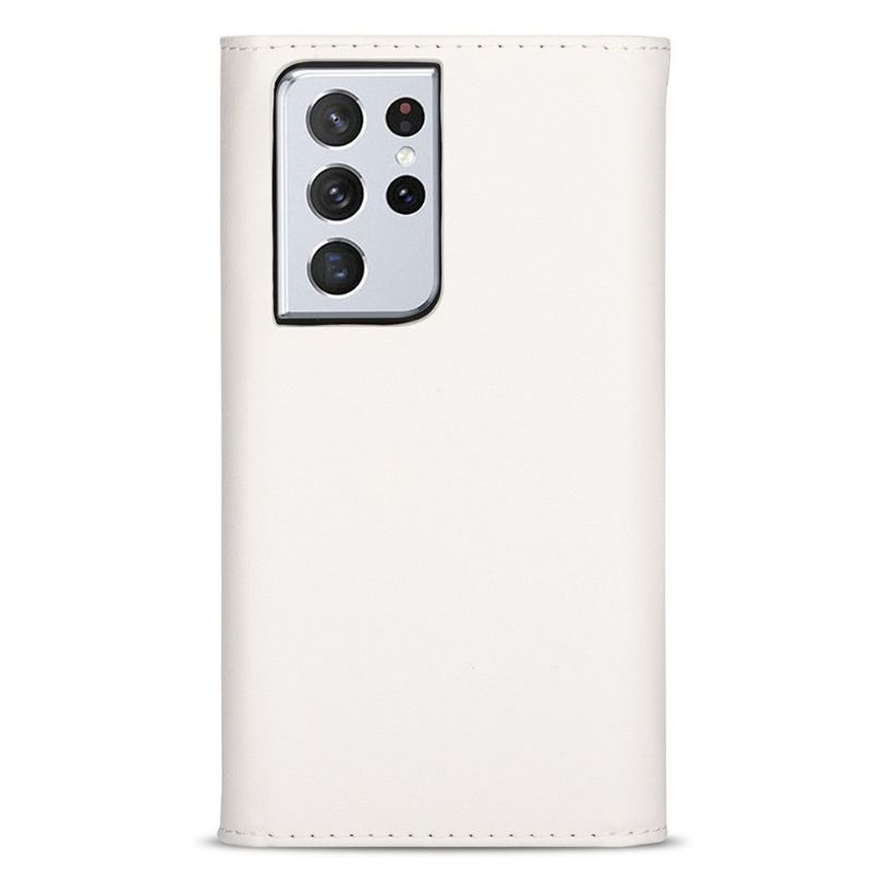 Housse Portefeuille Samsung Galaxy S21 Ultra Effet Cuir N.BEKUS