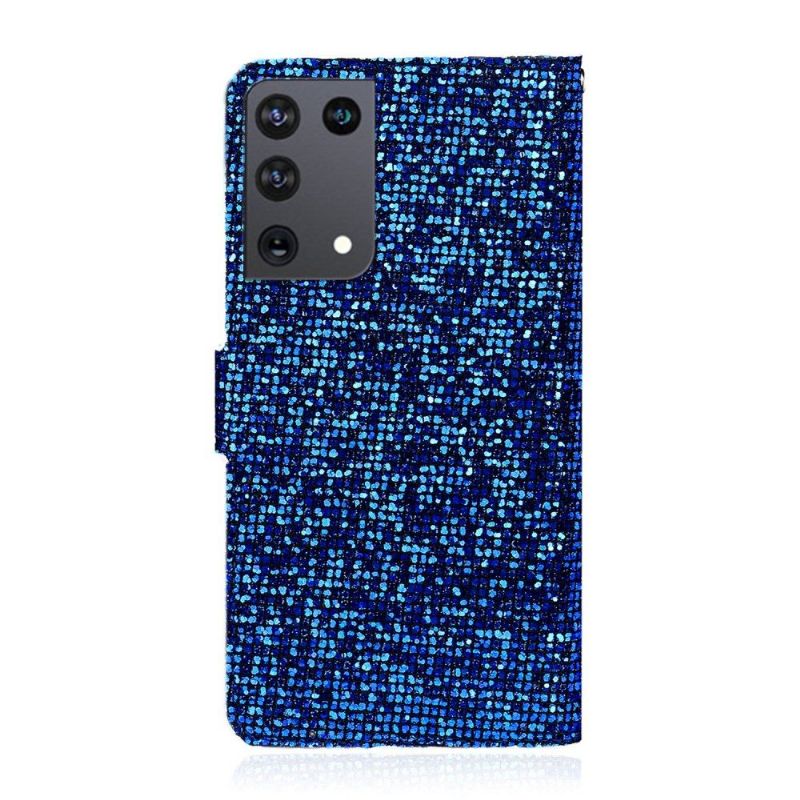 Housse Samsung Galaxy S21 Ultra 5G Glitter Porte Cartes