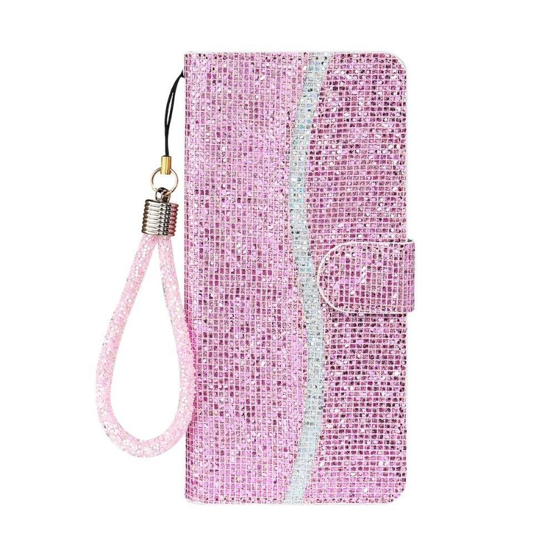 Housse Samsung Galaxy S21 Ultra 5G Glitter Porte Cartes