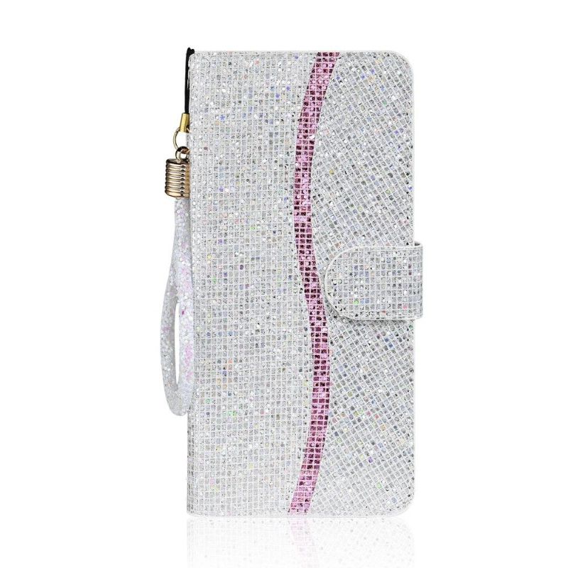 Housse Samsung Galaxy S21 Ultra 5G Glitter Porte Cartes