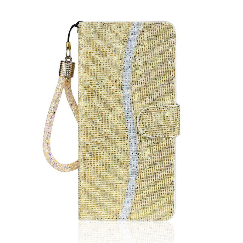 Housse Samsung Galaxy S21 Ultra 5G Glitter Porte Cartes