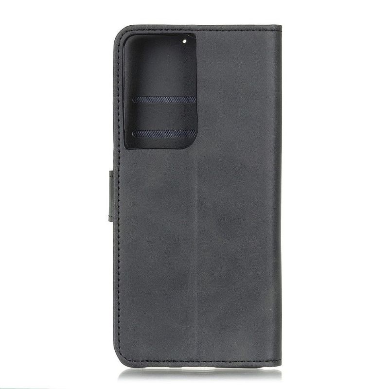 Housse Samsung Galaxy S21 Ultra Marius effet cuir mat