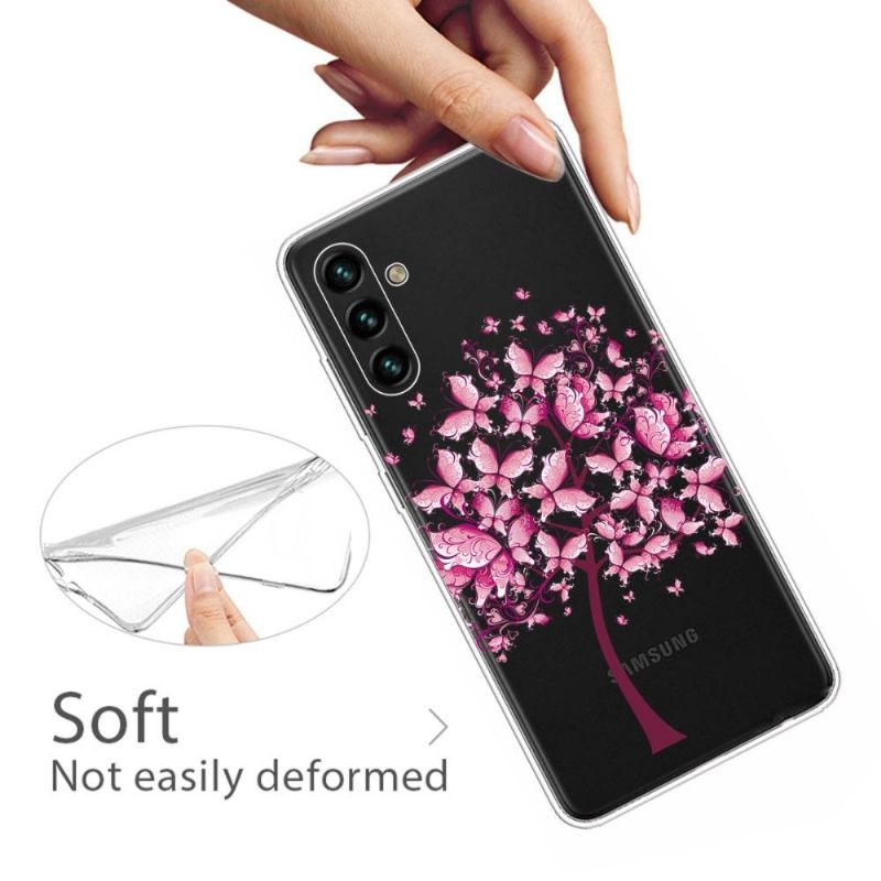 Coque Samsung Galaxy A13 5G arbre à papillons