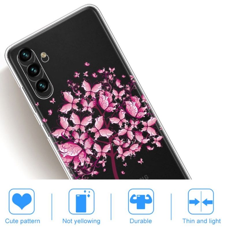 Coque Samsung Galaxy A13 5G arbre à papillons