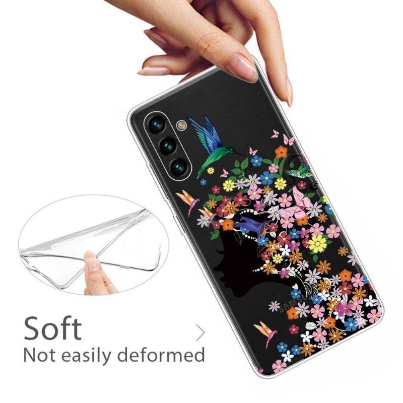 Coque Samsung Galaxy A13 5G Colibri Fleurs