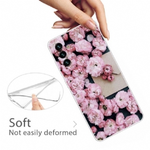 Coque Samsung Galaxy A13 5G Fleur ROSE