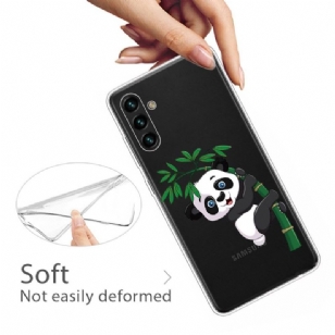 Coque Samsung Galaxy A13 5G Panda sur bambou