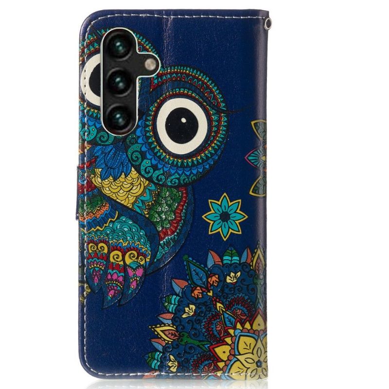 Housse Samsung Galaxy A13 5G hibou baroque