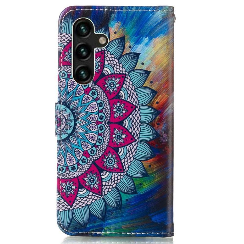 Housse Samsung Galaxy A13 5G mandala fleur