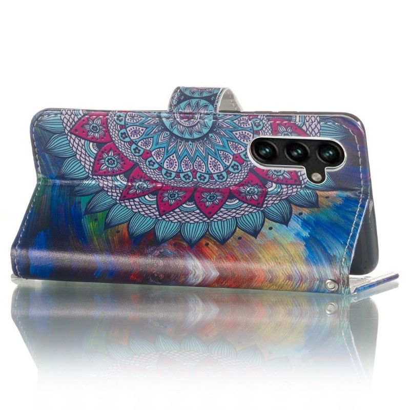 Housse Samsung Galaxy A13 5G mandala fleur