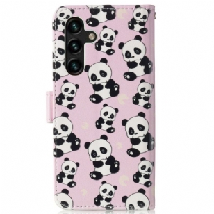 Housse Samsung Galaxy A13 5G multiples pandas