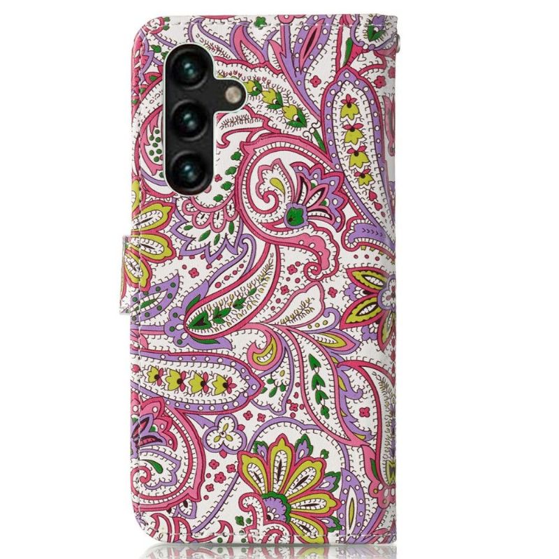 Housse Samsung Galaxy A13 5G Paisley Fleur