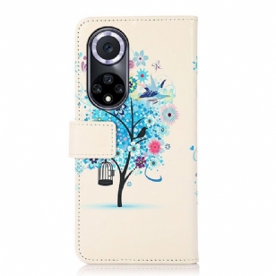 Housse Huawei Nova 9 Arbre bleu