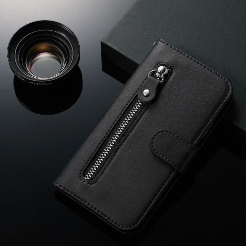 Housse Huawei Y6 2019 Zipper Pocket Fonction Support