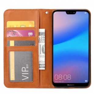 Huawei Y6 2019 - Housse cuir stand case