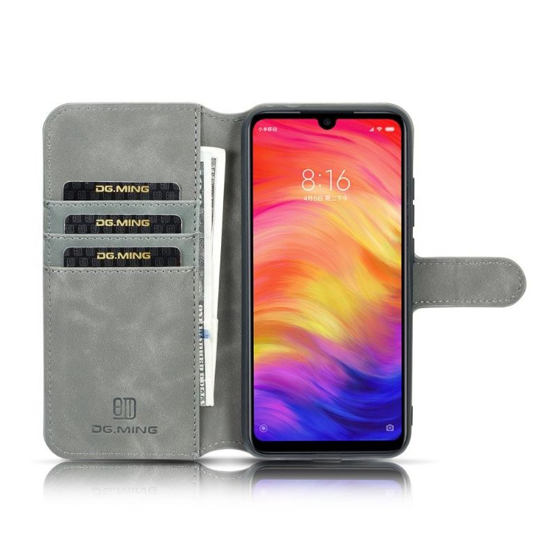 Huawei Y6 2019 - Housse DG MING effet cuir