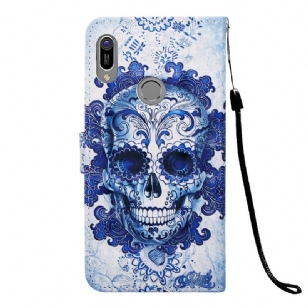 Huawei Y6 2019 - Housse motif calavera