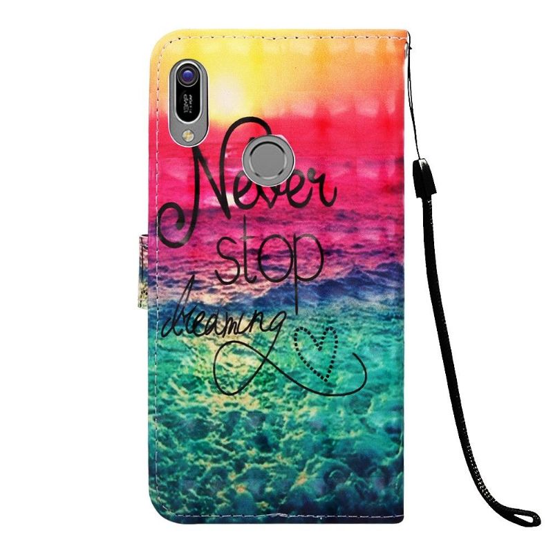 Huawei Y6 2019 - Housse Never Stop Dreaming