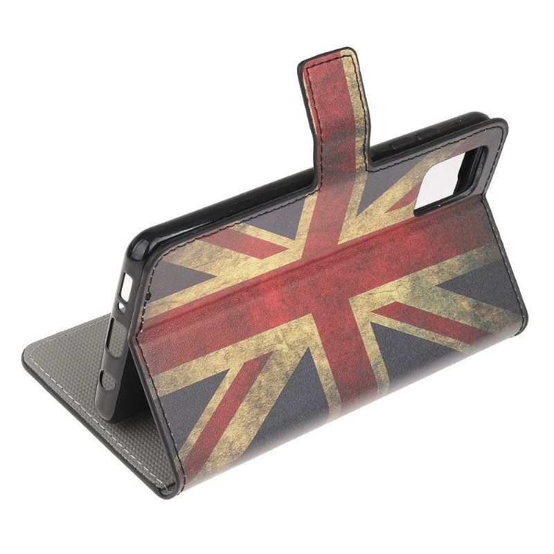 Housse Xiaomi Redmi Note 10 Drapeau Anglais Vintage