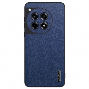 Coque OnePlus 12R Simili Cuir Effet Bois