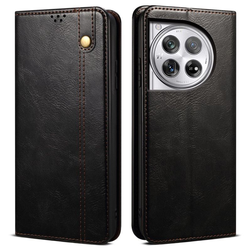 Flip Cover OnePlus 12R Simili Cuir Ciré