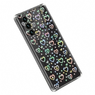 Coque Samsung Galaxy A14 5G / A14 Étoiles / Coeurs