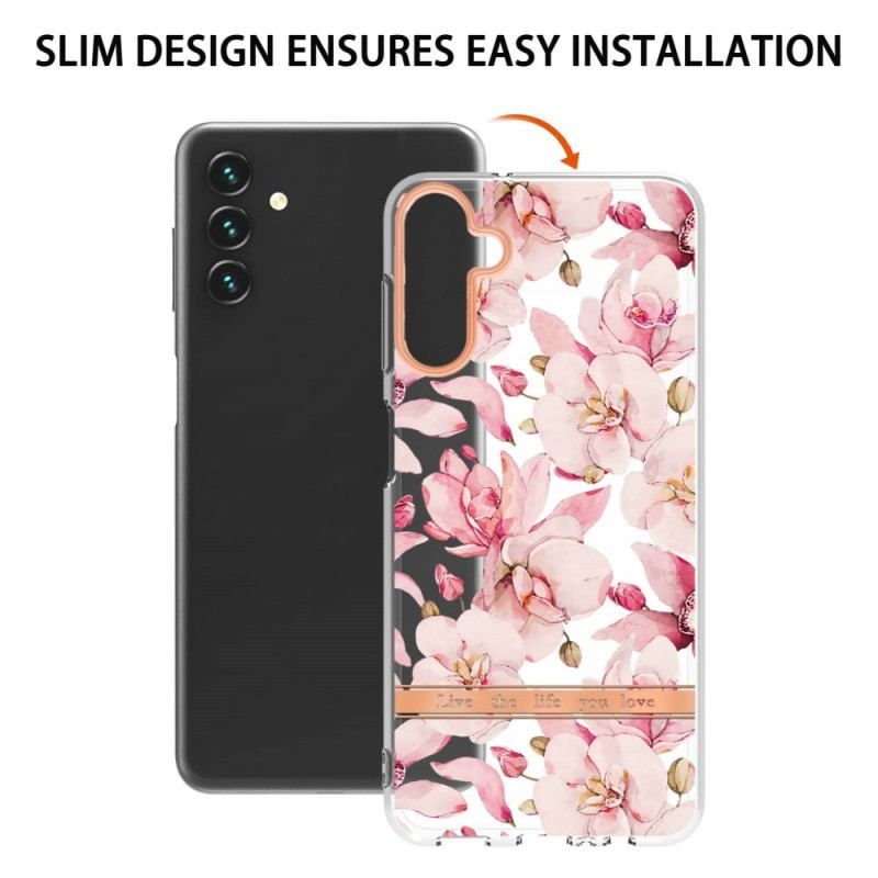 Coque Samsung Galaxy A14 5G / A14 Fleurs Colorées