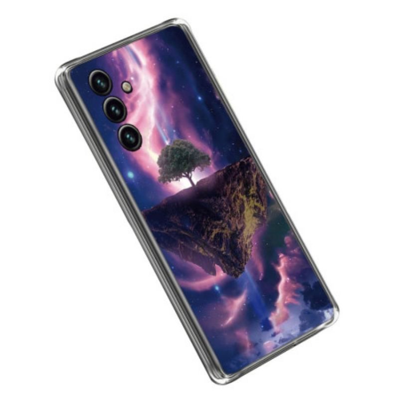 Coque Samsung Galaxy A14 5G / A14 Silicone Arbre Futuriste