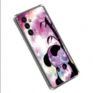 Coque Samsung Galaxy A14 5G / A14 Silicone Panda à l'Envers