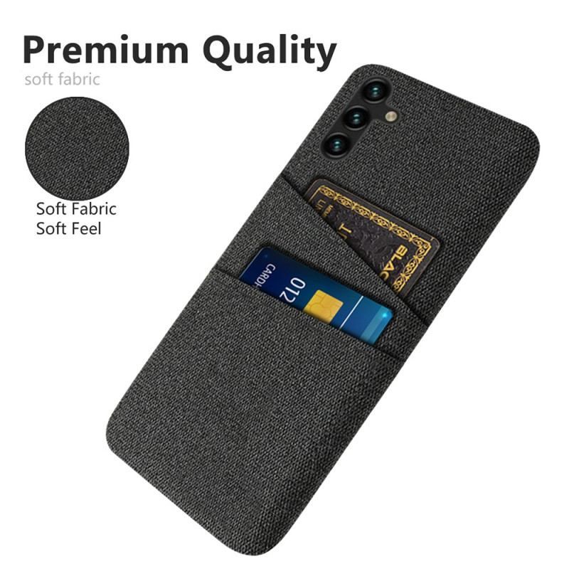 Coque Samsung Galaxy A14 5G / A14 Tissu Porte-Cartes