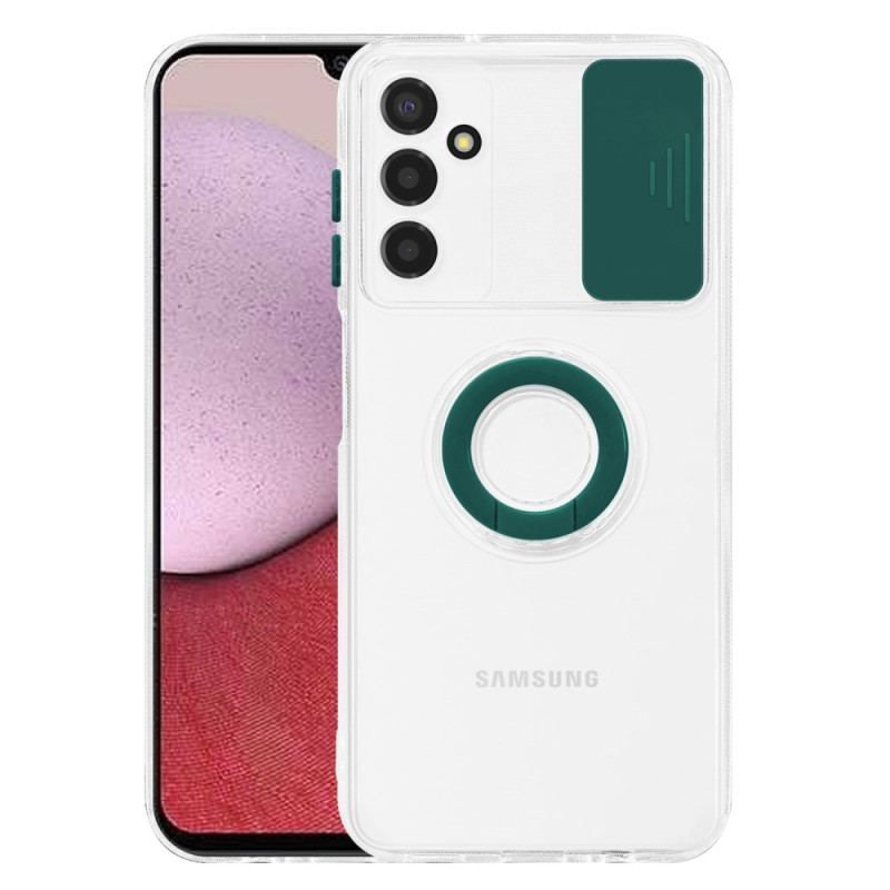 Coque Samsung Galaxy A14 5G / A14 Transparente avec Anneau-Support