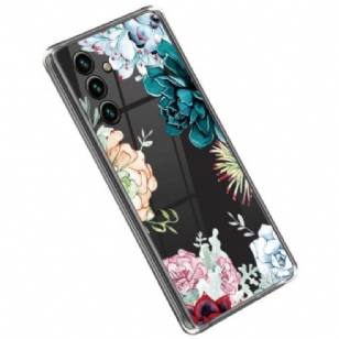 Coque Samsung Galaxy A14 5G / A14 Transparente Bouquet de Fleurs