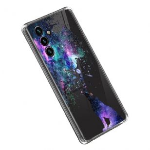 Coque Samsung Galaxy A14 5G / A14 Transparente Loup Sauvage