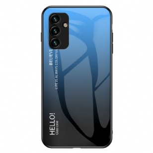 Coque Samsung Galaxy A14 5G / A14 Verre Trempé Hello