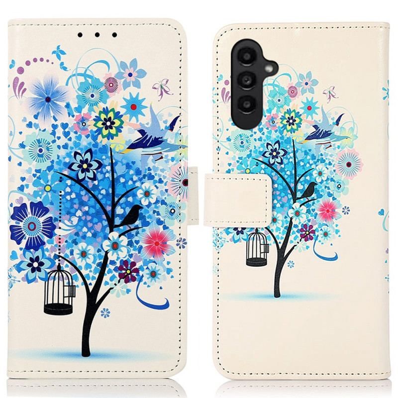 Housse Samsung Galaxy A14 5G / A14 Arbre Fleuri