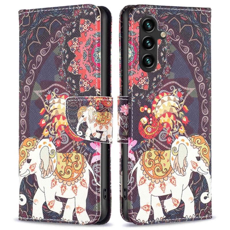 Housse Samsung Galaxy A14 5G / A14 Éléphant Tribal