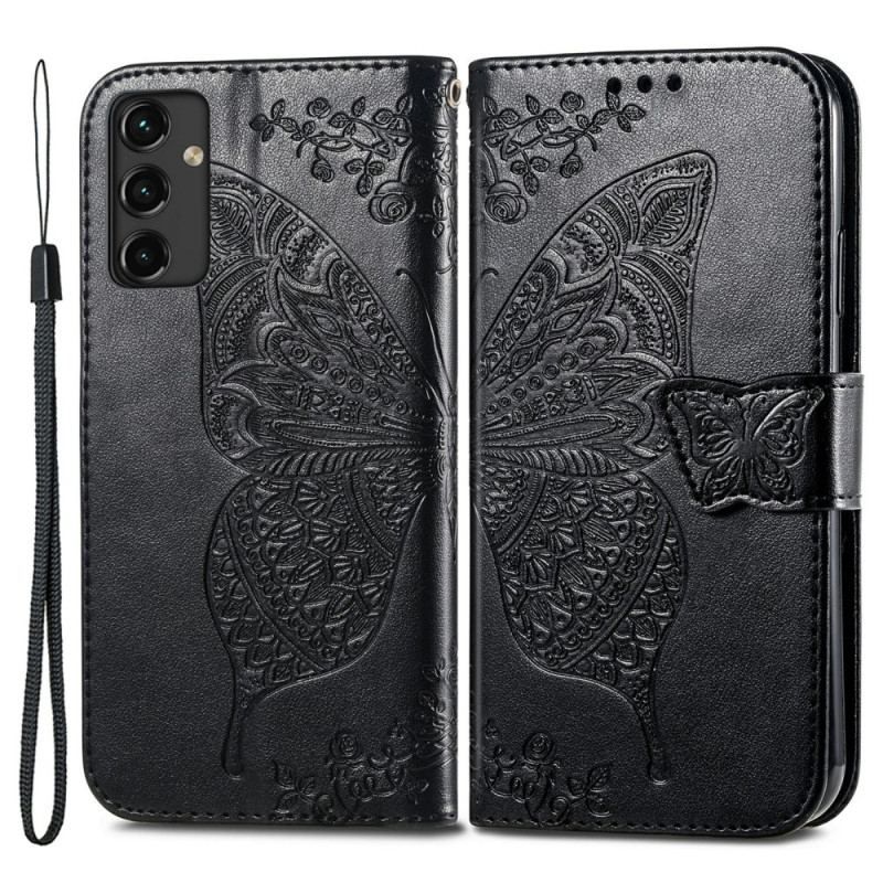 Housse Samsung Galaxy A14 5G / A14 Papillon Baroque