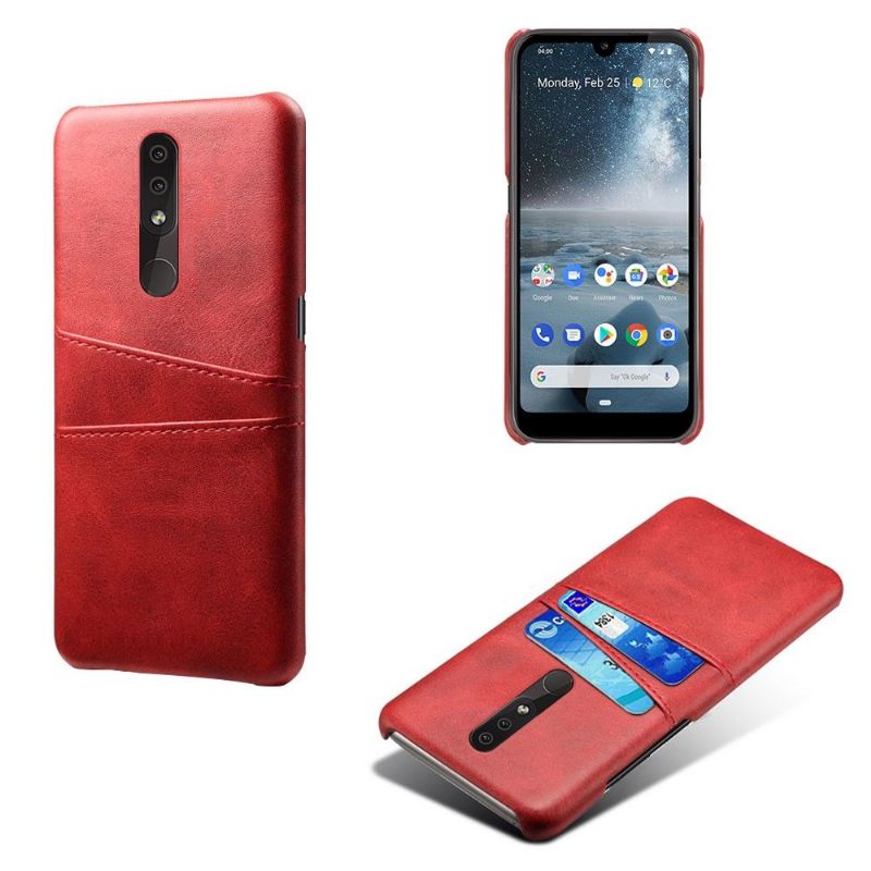 Nokia 4.2 - Coque Mélodie effet cuir porte cartes