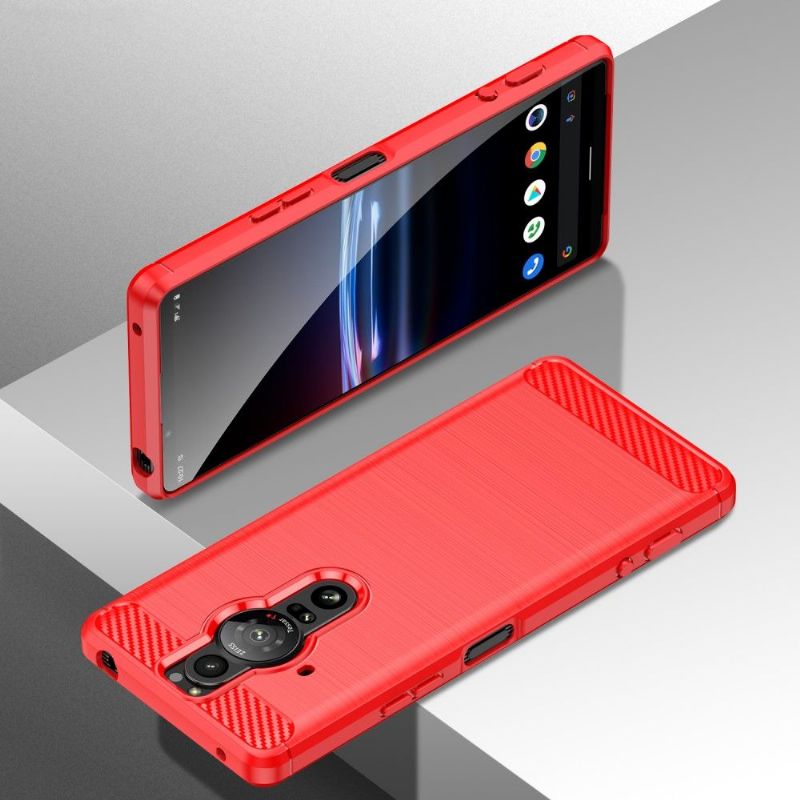 Coque Sony Xperia Pro-I flexible effet brossé