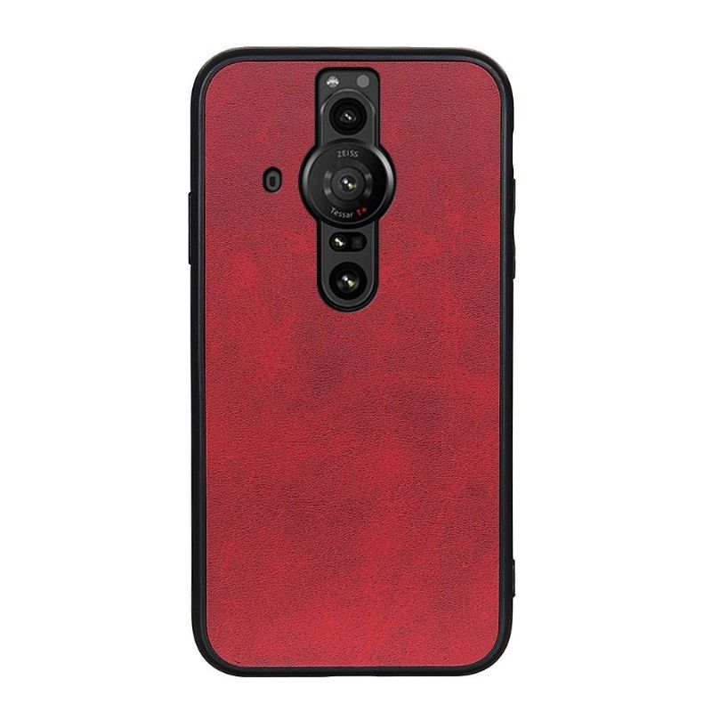 Coque Sony Xperia Pro-I Jazz simili cuir vintage