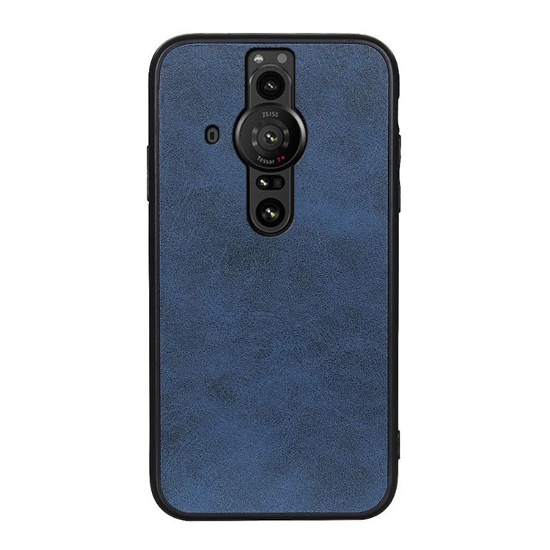 Coque Sony Xperia Pro-I Jazz simili cuir vintage