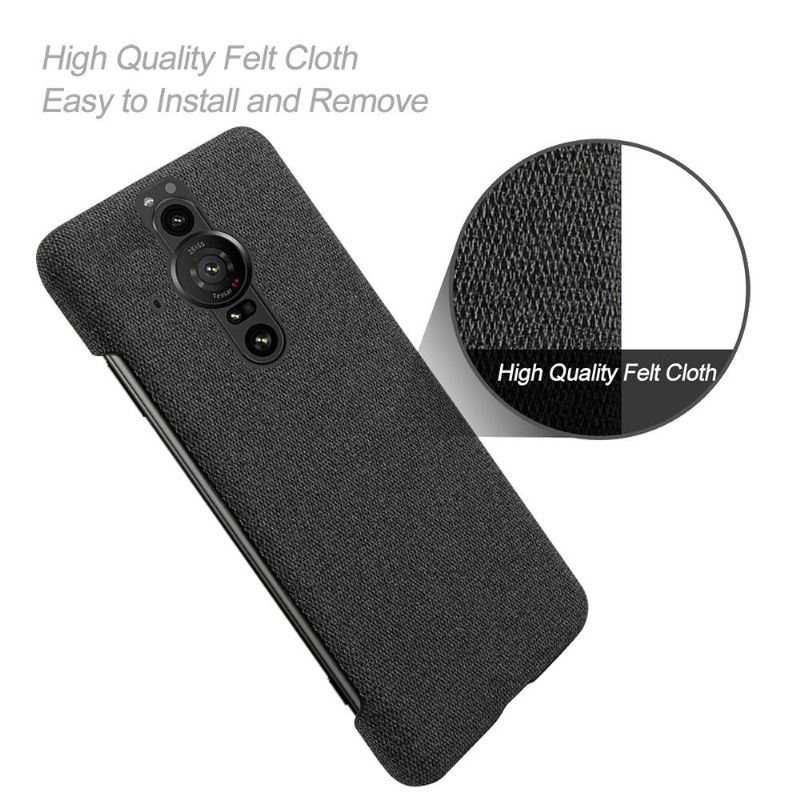 Coque Sony Xperia Pro-I revêtement tissu