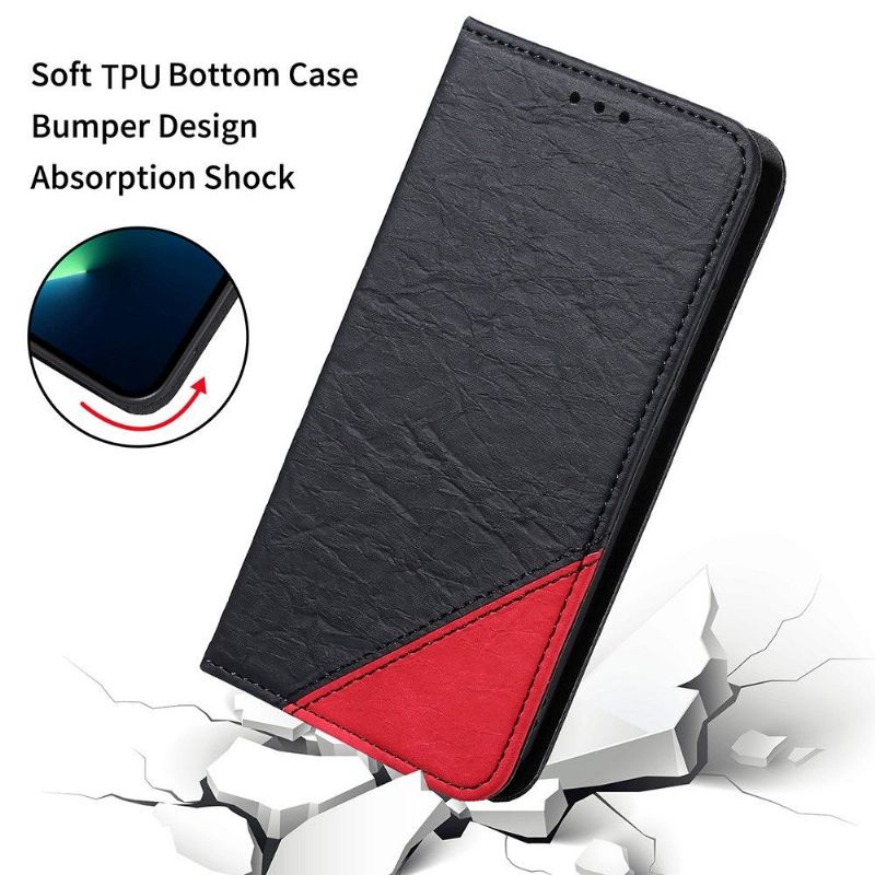 Housse Sony Xperia Pro-I flip cover simili cuir rétro