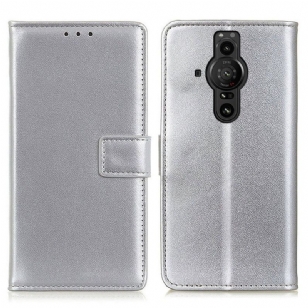 Housse Sony Xperia Pro-I simili cuir basique