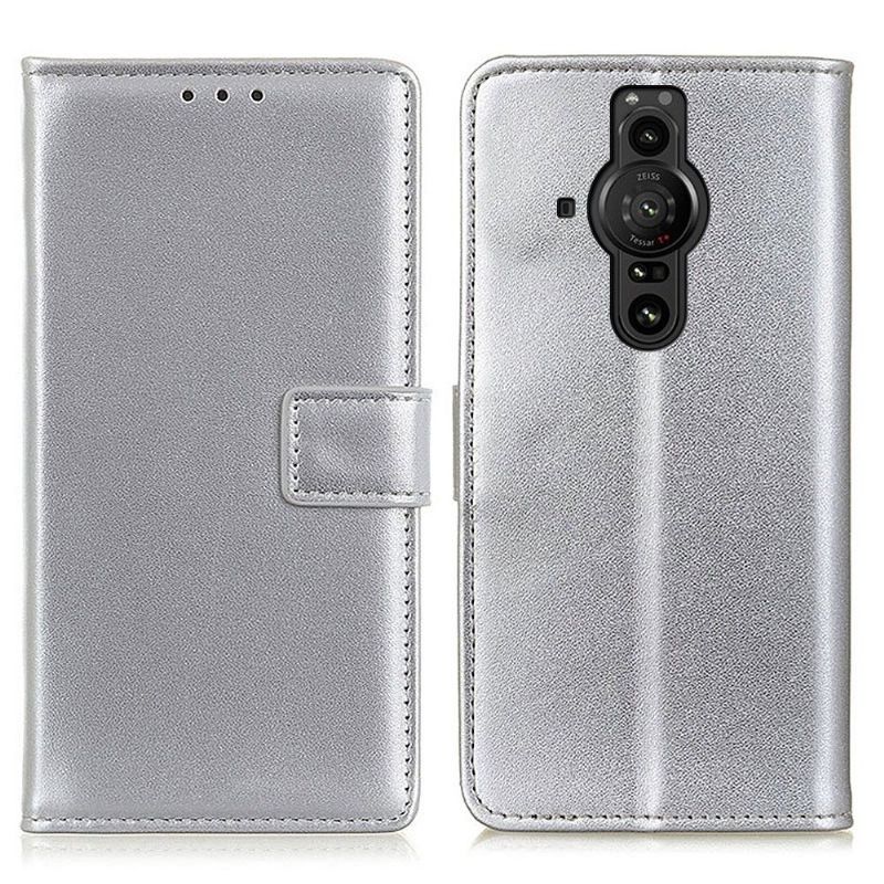 Housse Sony Xperia Pro-I simili cuir basique