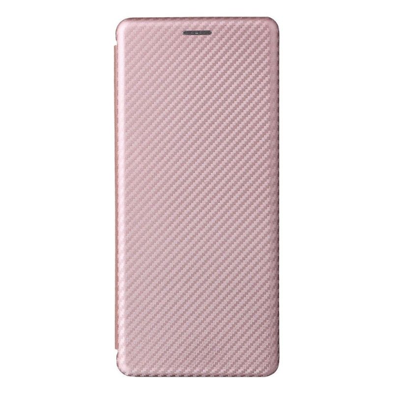 Housse Sony Xperia Pro-I simili cuir fibre de carbone