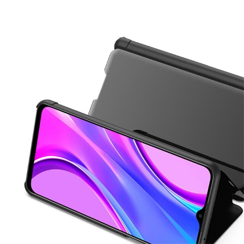 Coque Xiaomi Redmi 9 avec rabat effet miroir