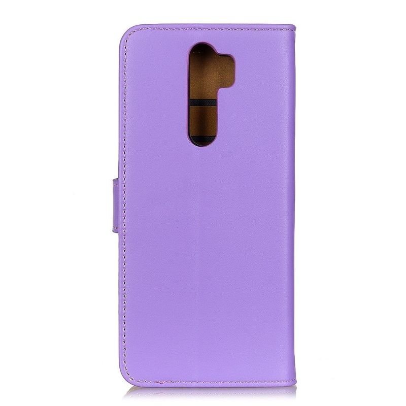 Étui Xiaomi Redmi 9 simili cuir basique - Violet