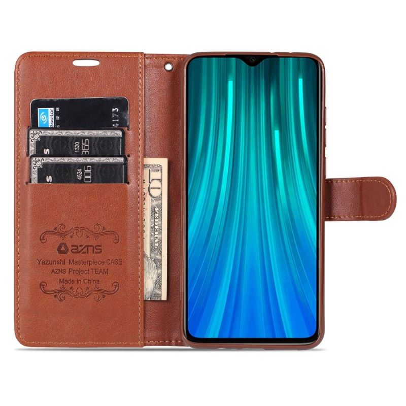 Housse Xiaomi Redmi 9 AZNS Retro Effet Cuir